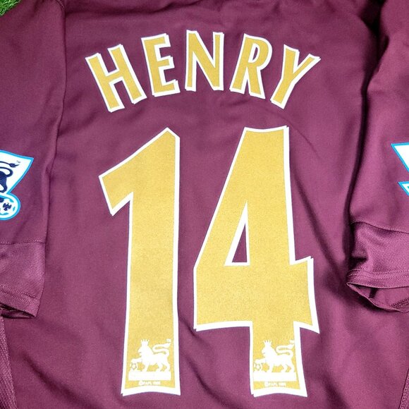 Henry Arsenal 2005 2006 HIGHBURY LAST GAME Home Soccer Jersey Shirt L - Picture 4 of 11
